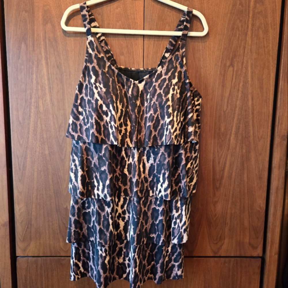 Animal print swimsuit, Catherine's, size 20W